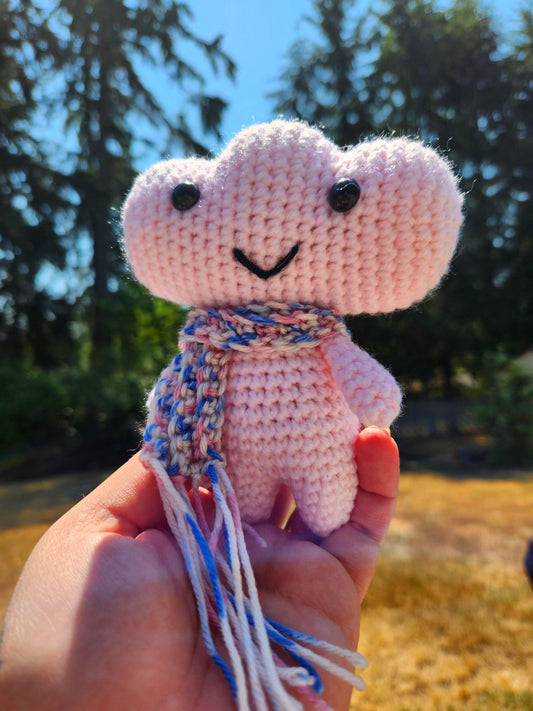 Crochet Cloud Sprite with Scarf