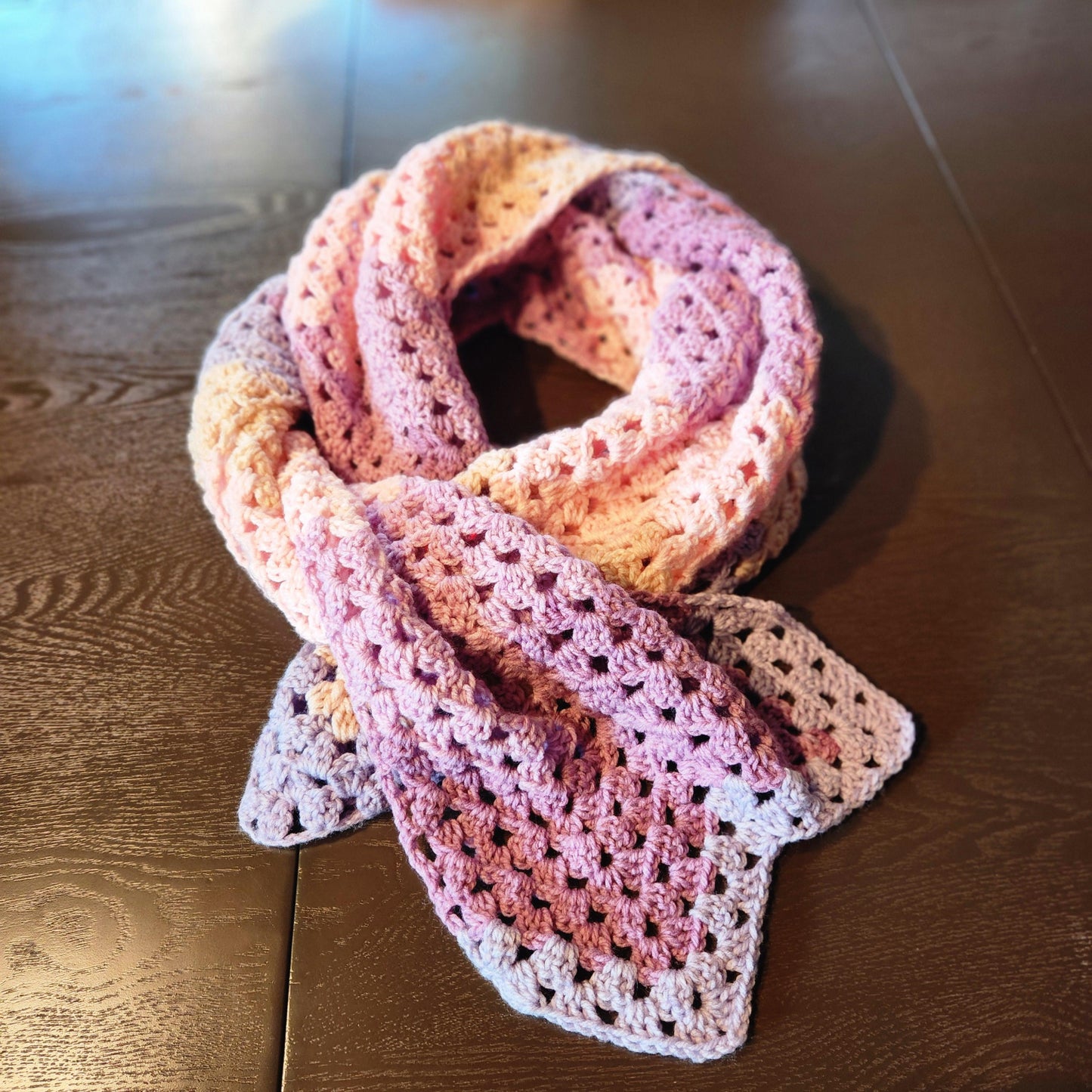 Crochet Extra Long Granny Stitch Scarf