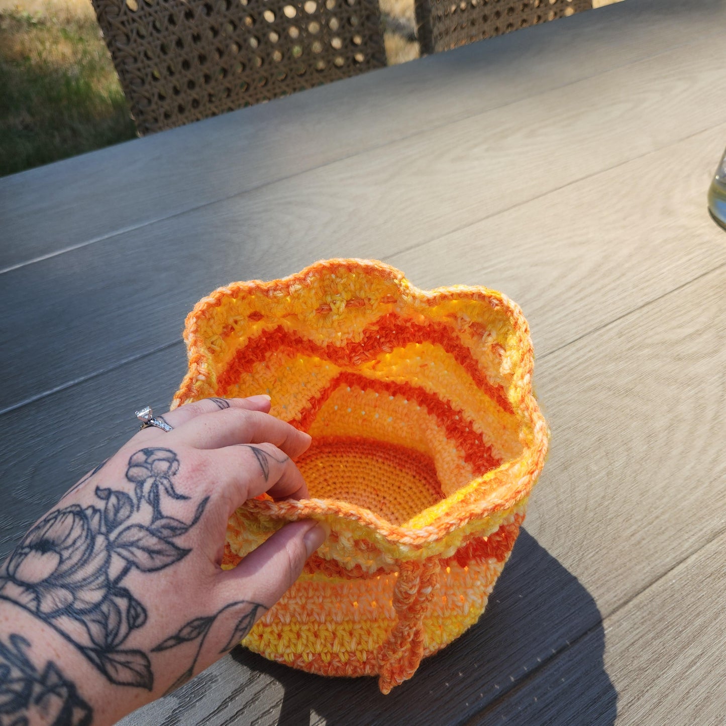 Crochet Project Bag