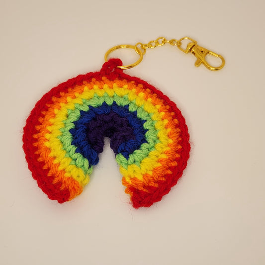 Crochet Pride Keychain Bag Charm