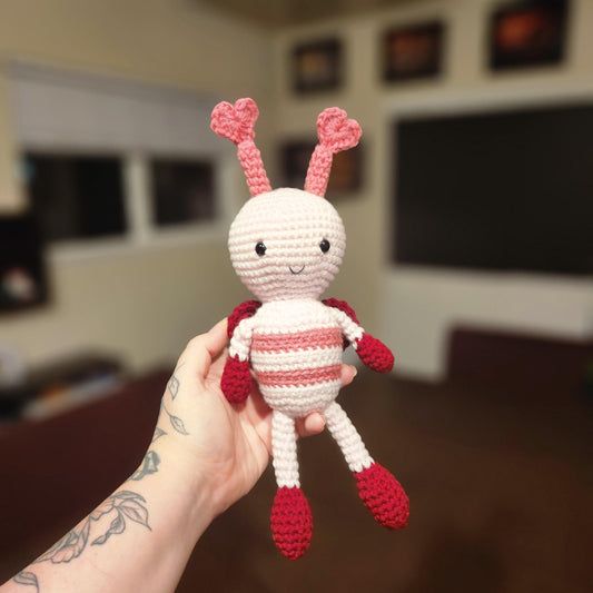 Bee Mine Crochet Love Bug