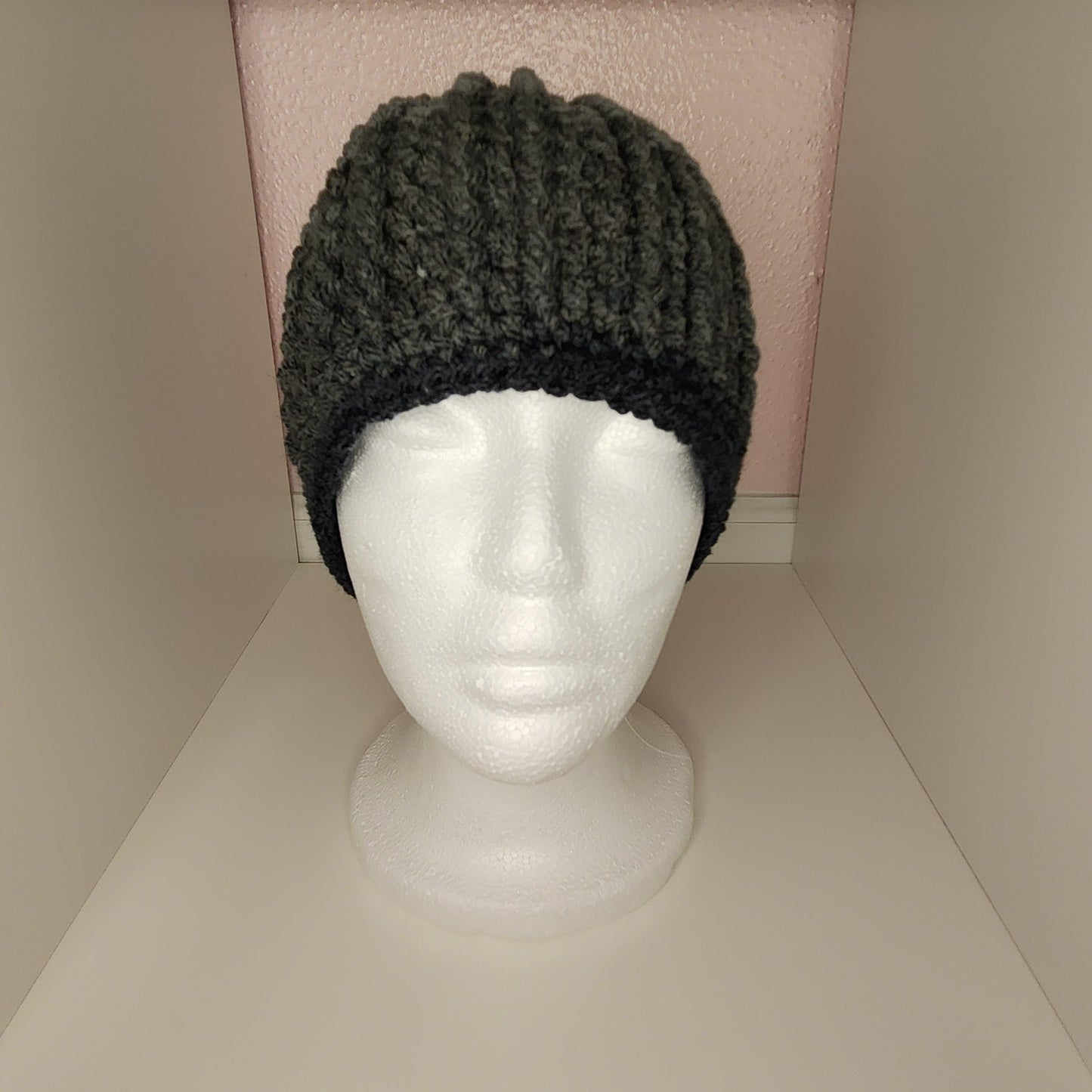 Color Block Crochet Beanie