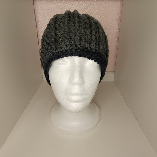 Color Block Crochet Beanie