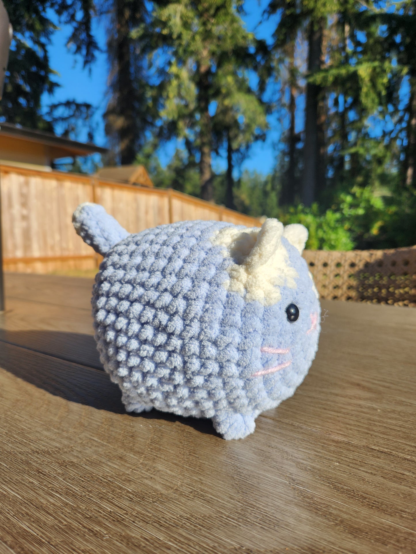 CUSTOM Crochet Multicolored Loaf Cat