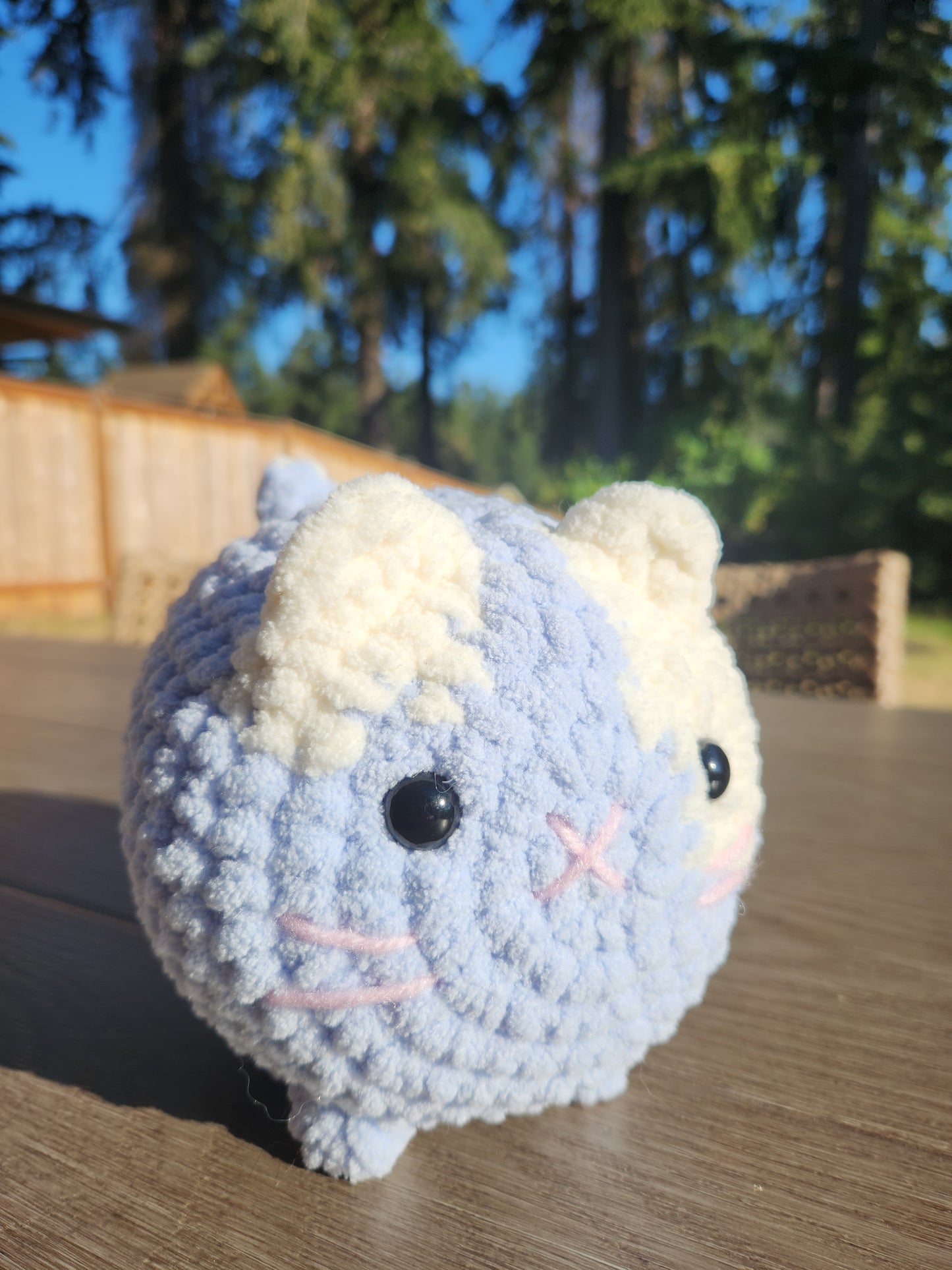 CUSTOM Crochet Multicolored Loaf Cat