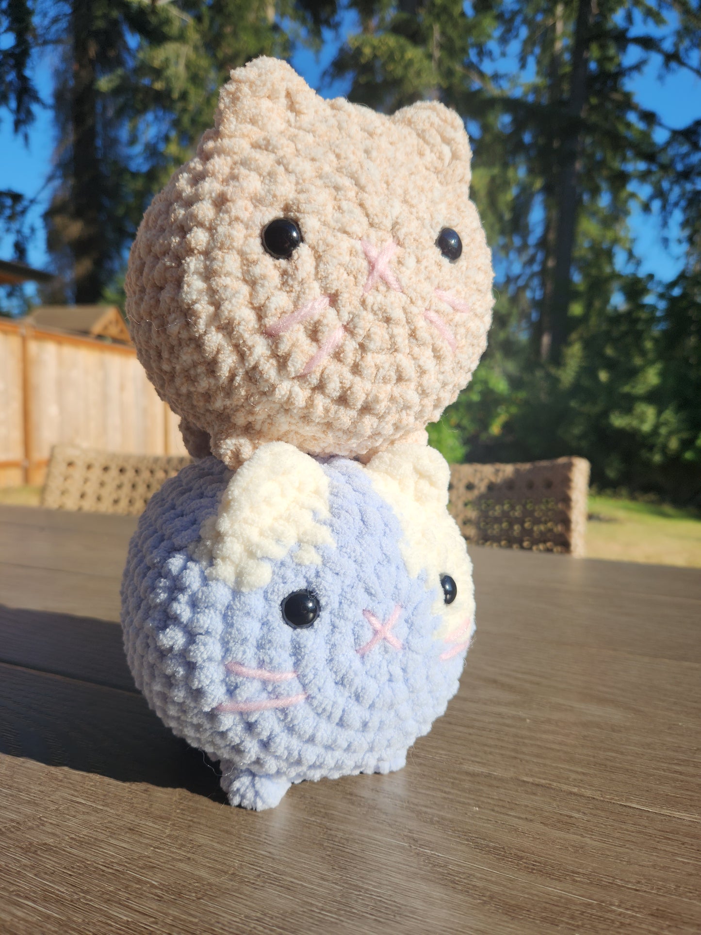CUSTOM Crochet Multicolored Loaf Cat