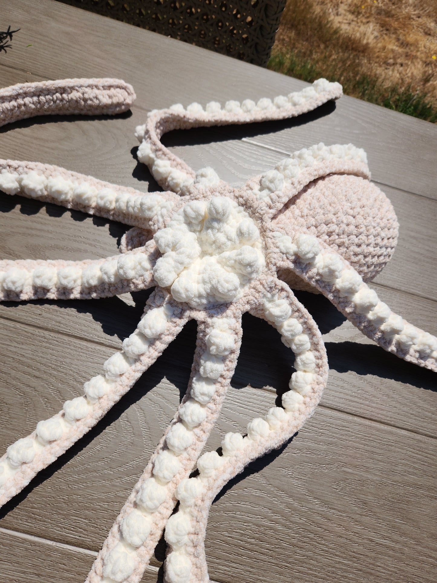 CUSTOM Crochet Giant Anchor the Octopus