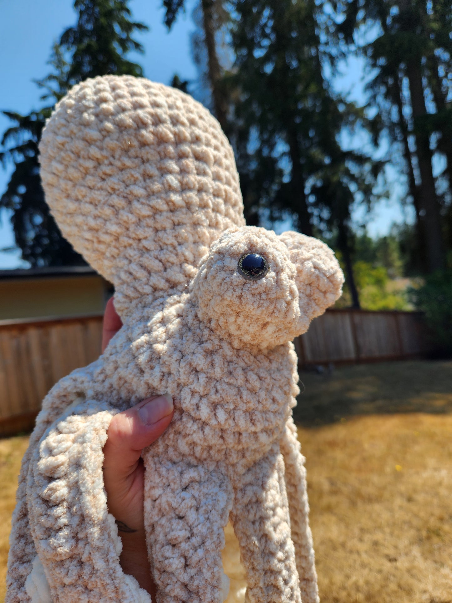 CUSTOM Crochet Giant Anchor the Octopus