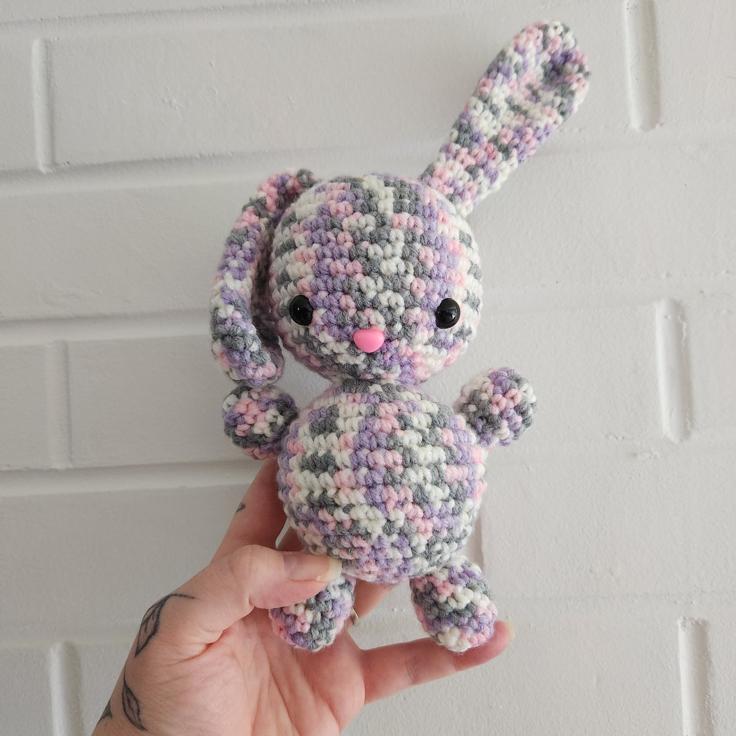 Lou the Baby Bunny - Crochet Plushy