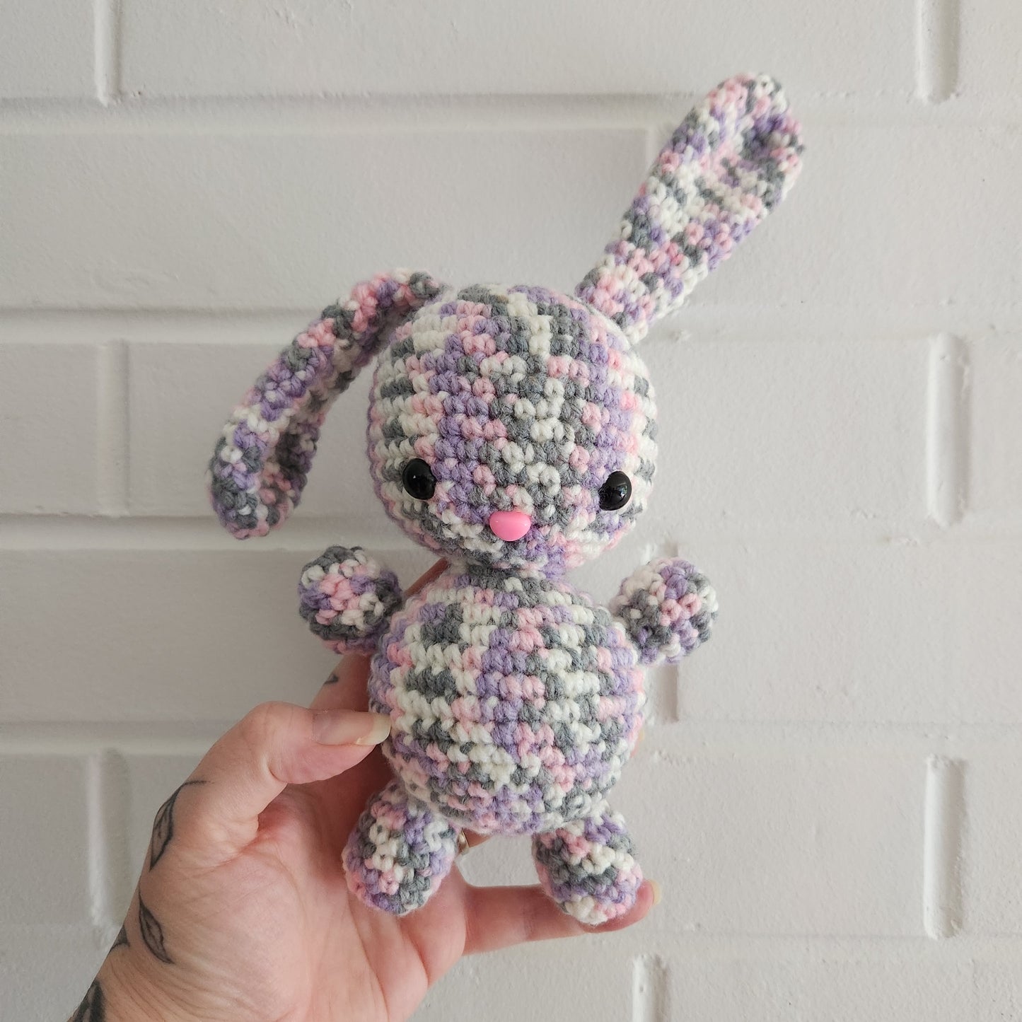 Lou the Baby Bunny - Crochet Plushy