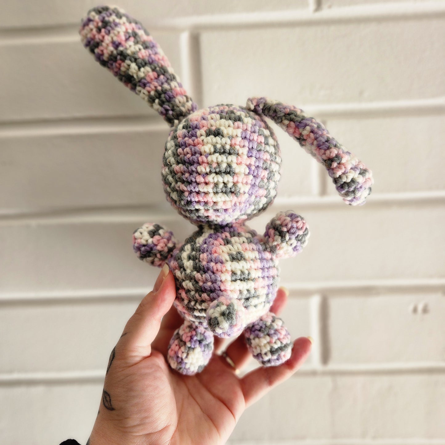 Lou the Baby Bunny - Crochet Plushy
