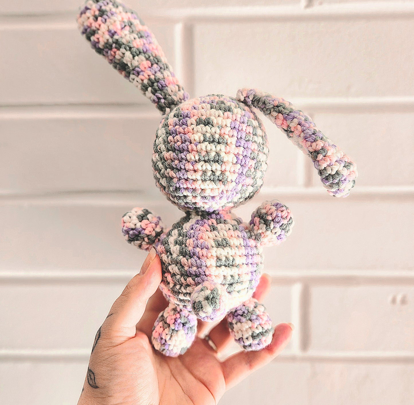 Lou the Baby Bunny - Crochet Plushy