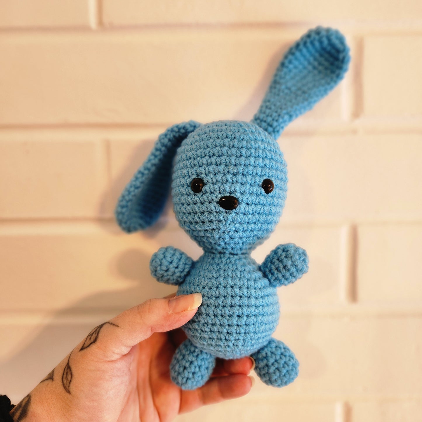 Lou the Baby Bunny - Crochet Plushy