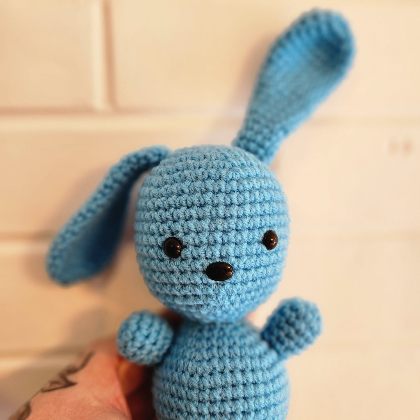 Lou the Baby Bunny - Crochet Plushy