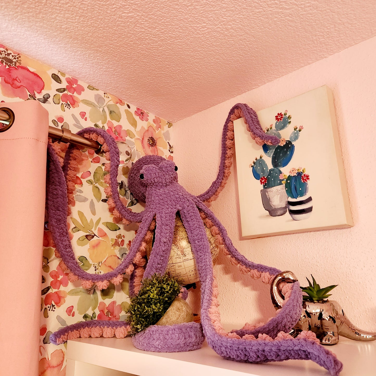 CUSTOM Crochet Giant Anchor the Octopus