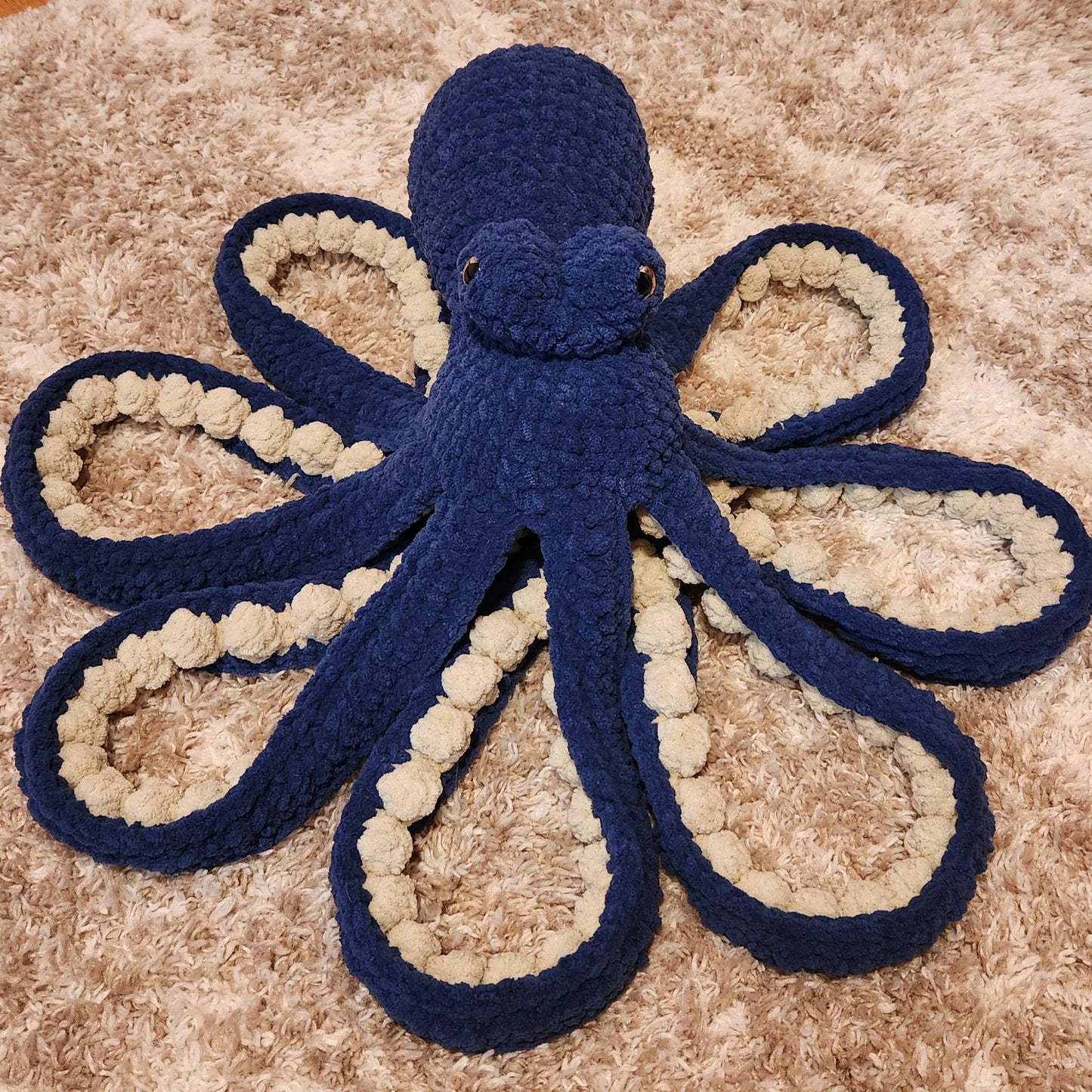 CUSTOM Crochet Giant Anchor the Octopus