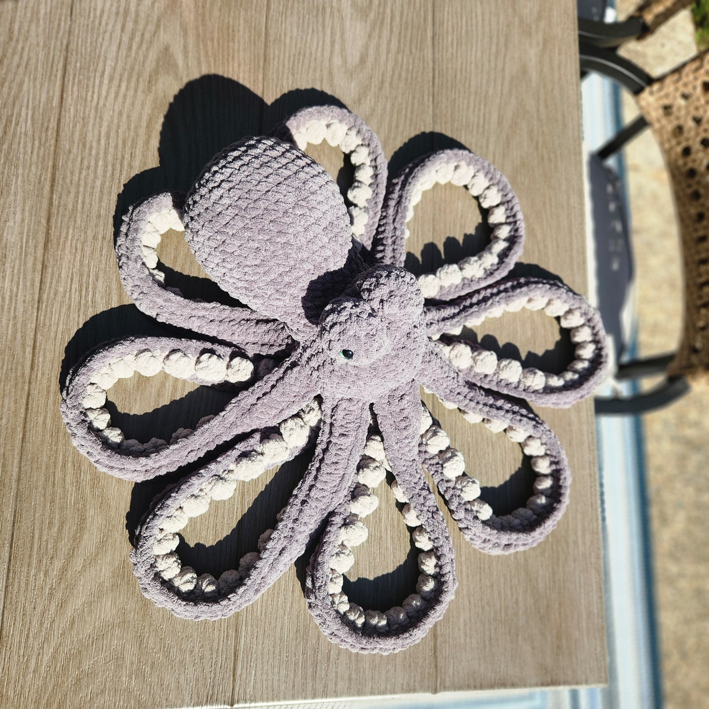 CUSTOM Crochet Giant Anchor the Octopus