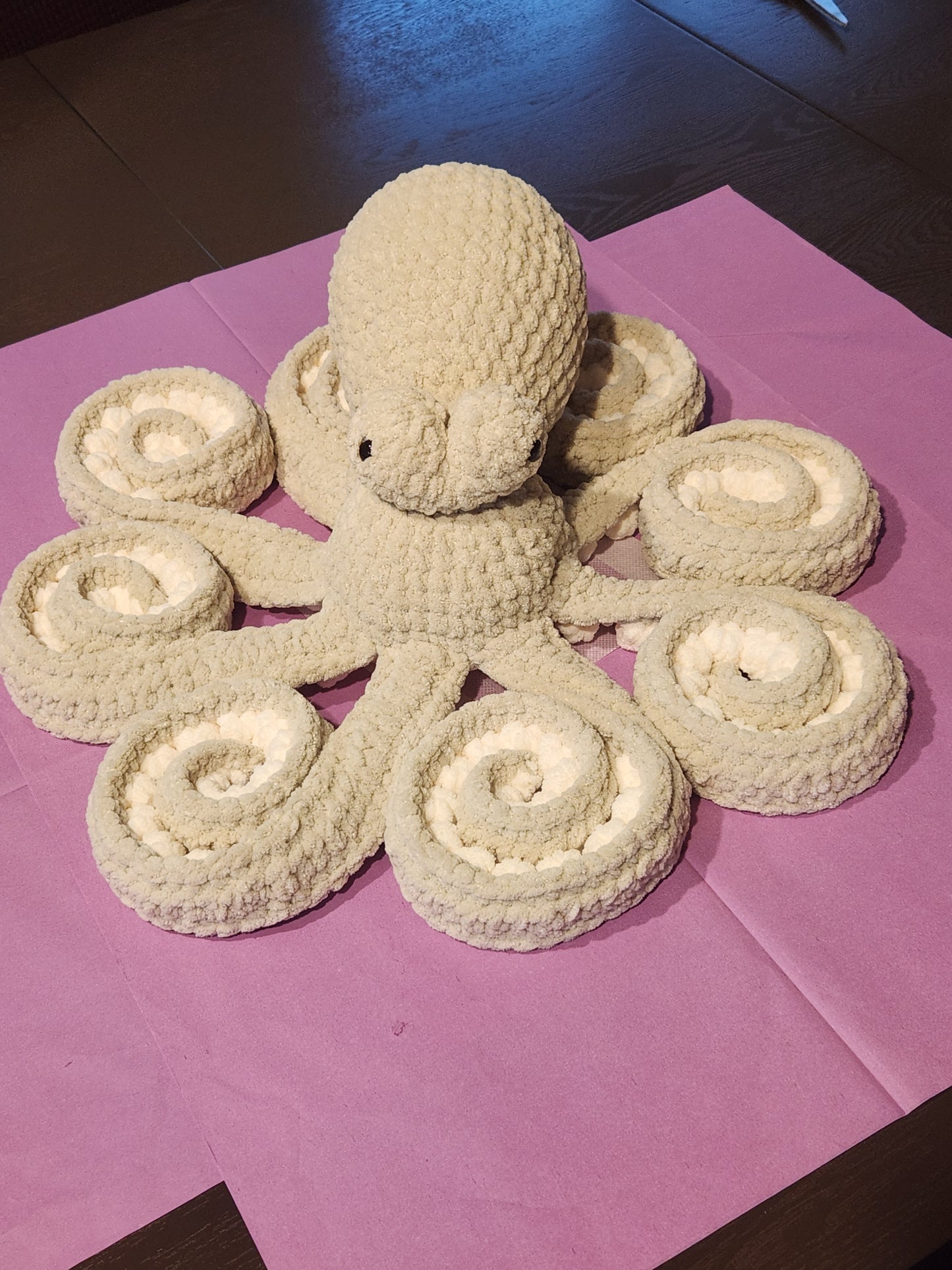 CUSTOM Crochet Giant Anchor the Octopus