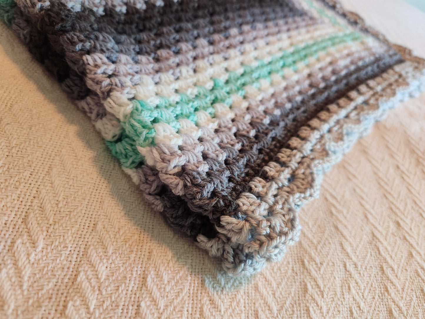 Granny Stitch Crochet Baby Blanket