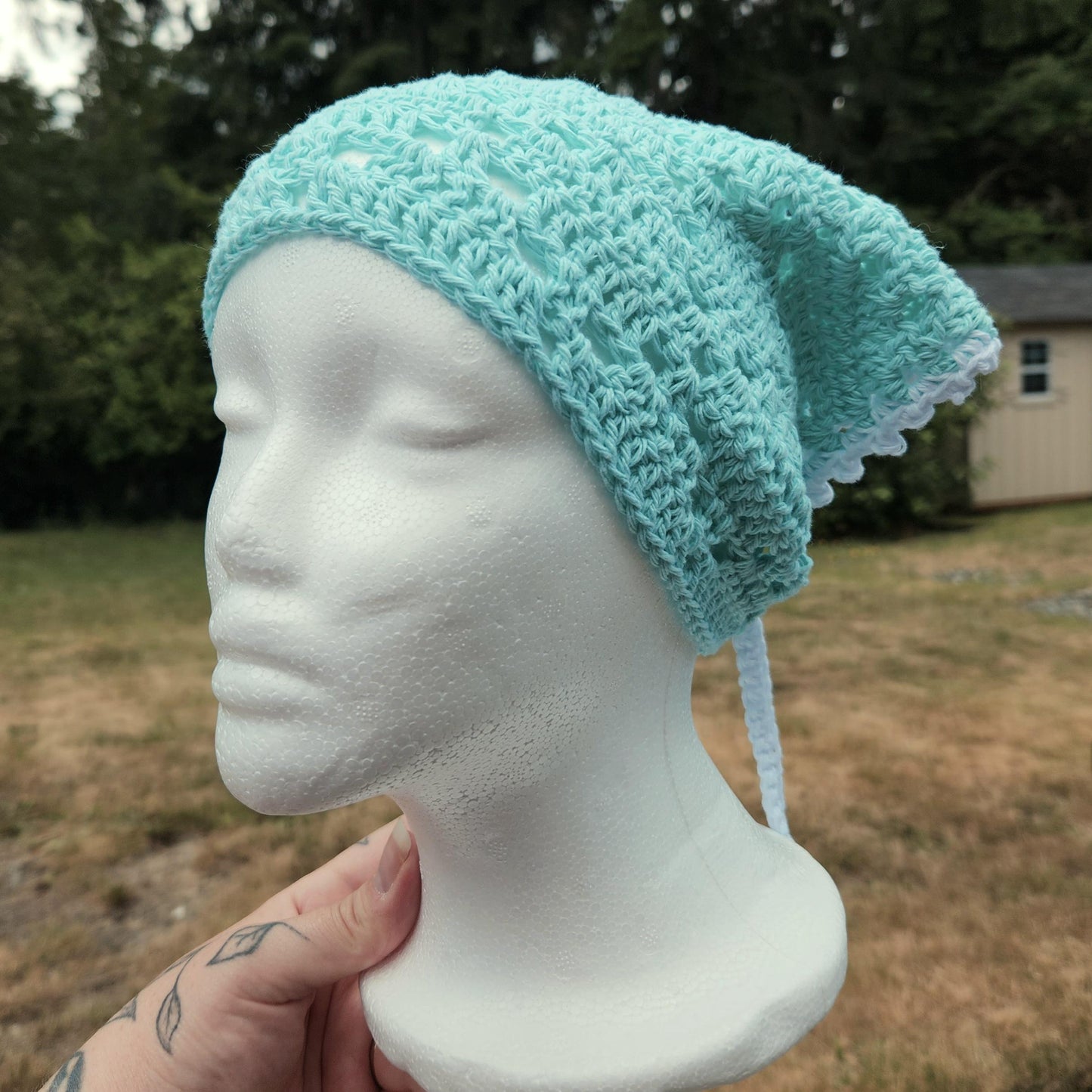 Crochet Diamond Bandana