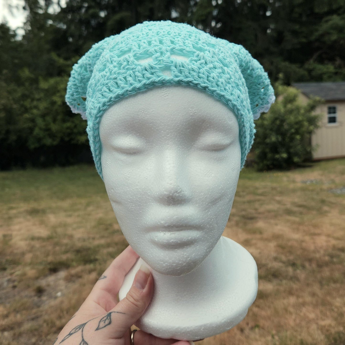 Crochet Diamond Bandana