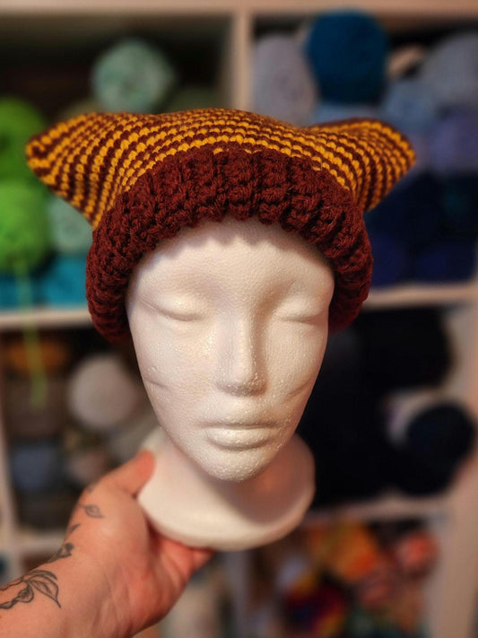 Crochet Cat Ear Beanie
