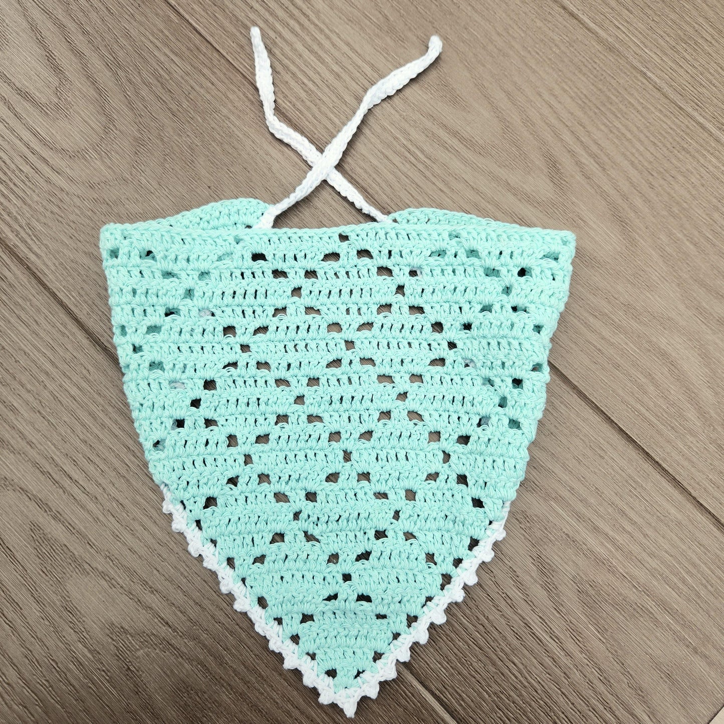 Crochet Diamond Bandana