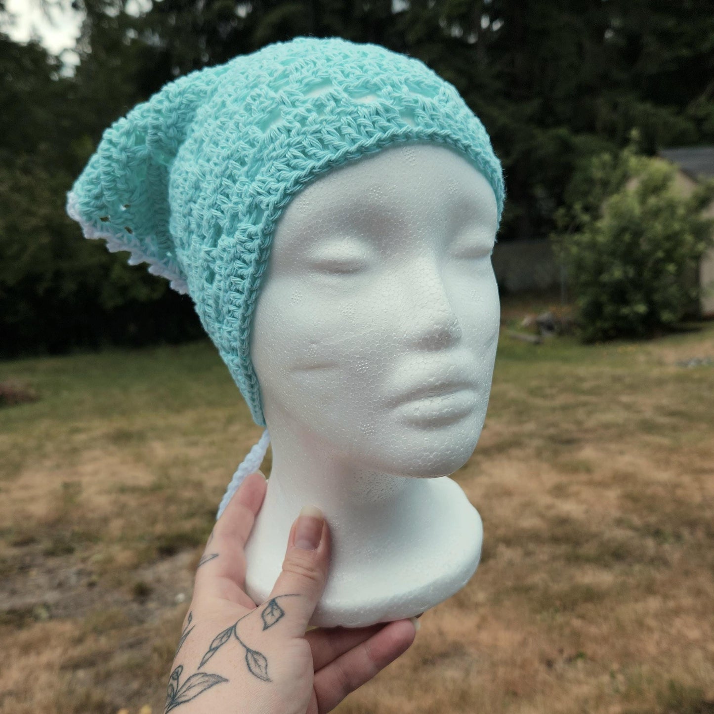 Crochet Diamond Bandana