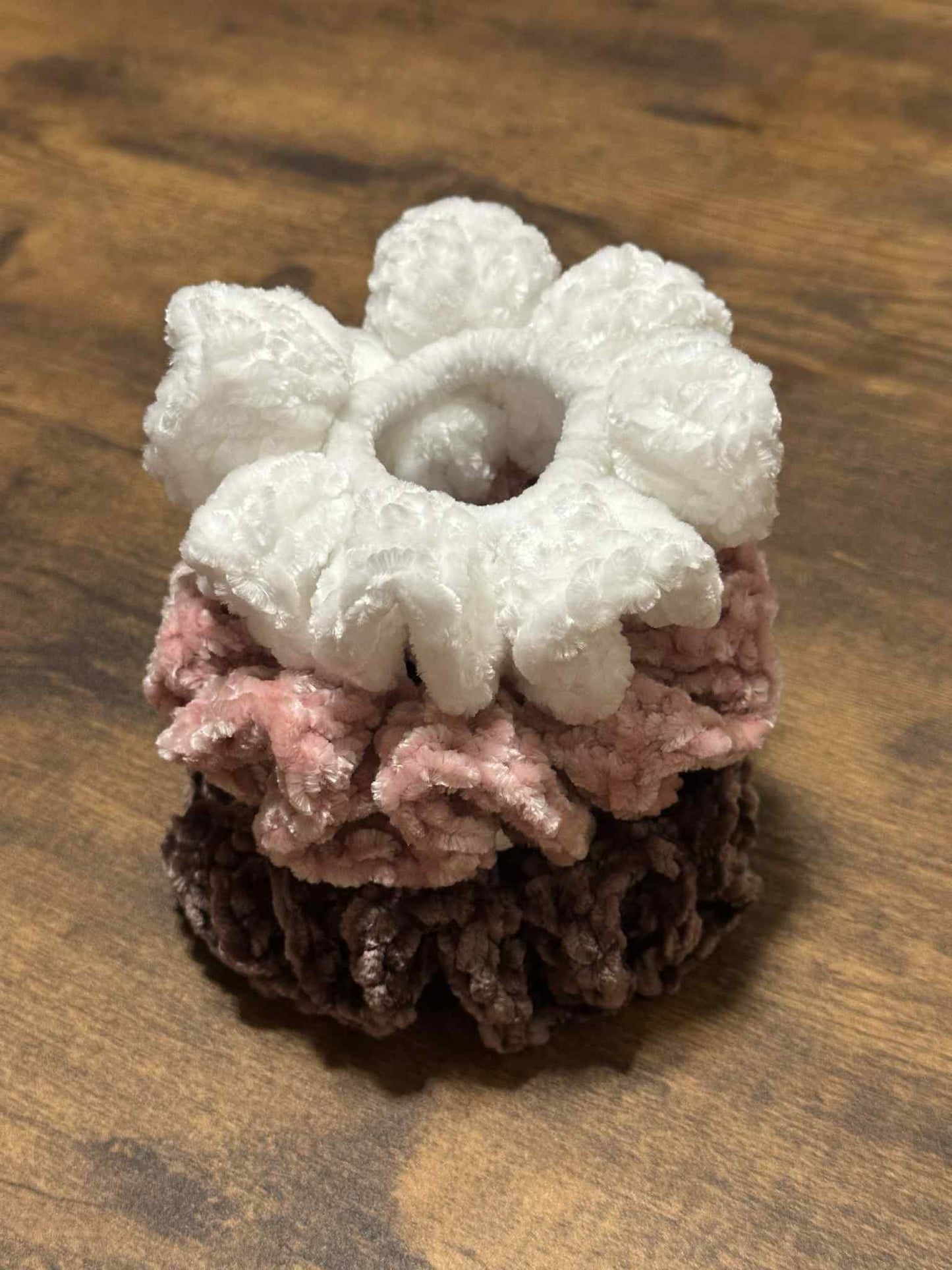 Crochet Velvet Hair Scrunchies