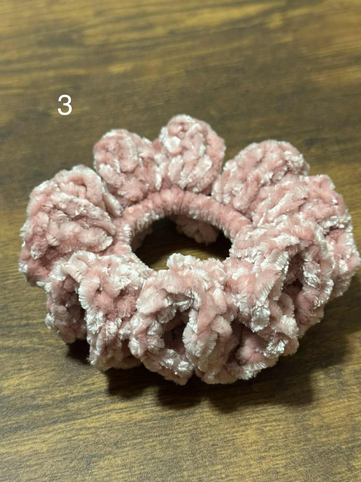 Crochet Velvet Hair Scrunchies