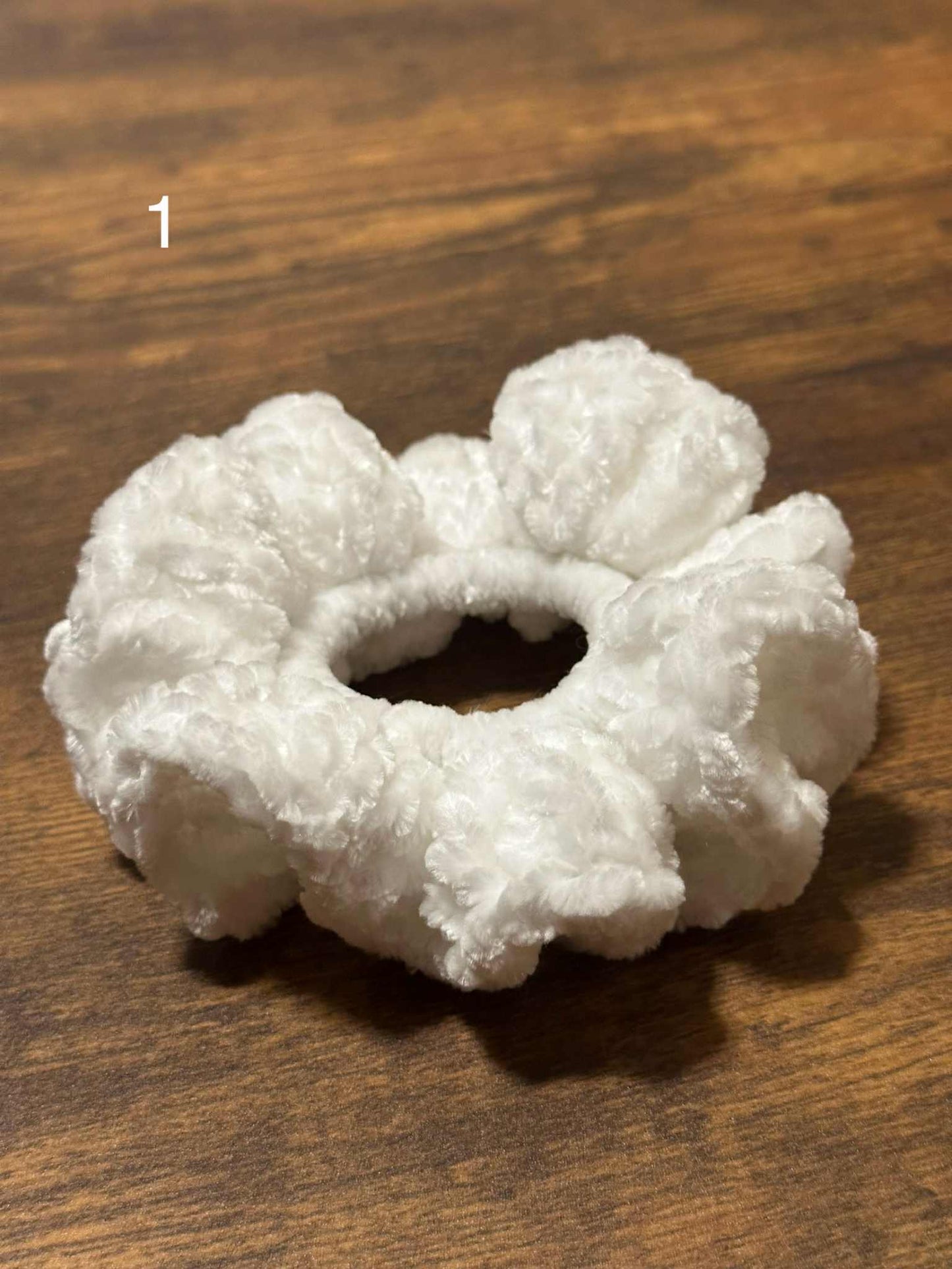 Crochet Velvet Hair Scrunchies