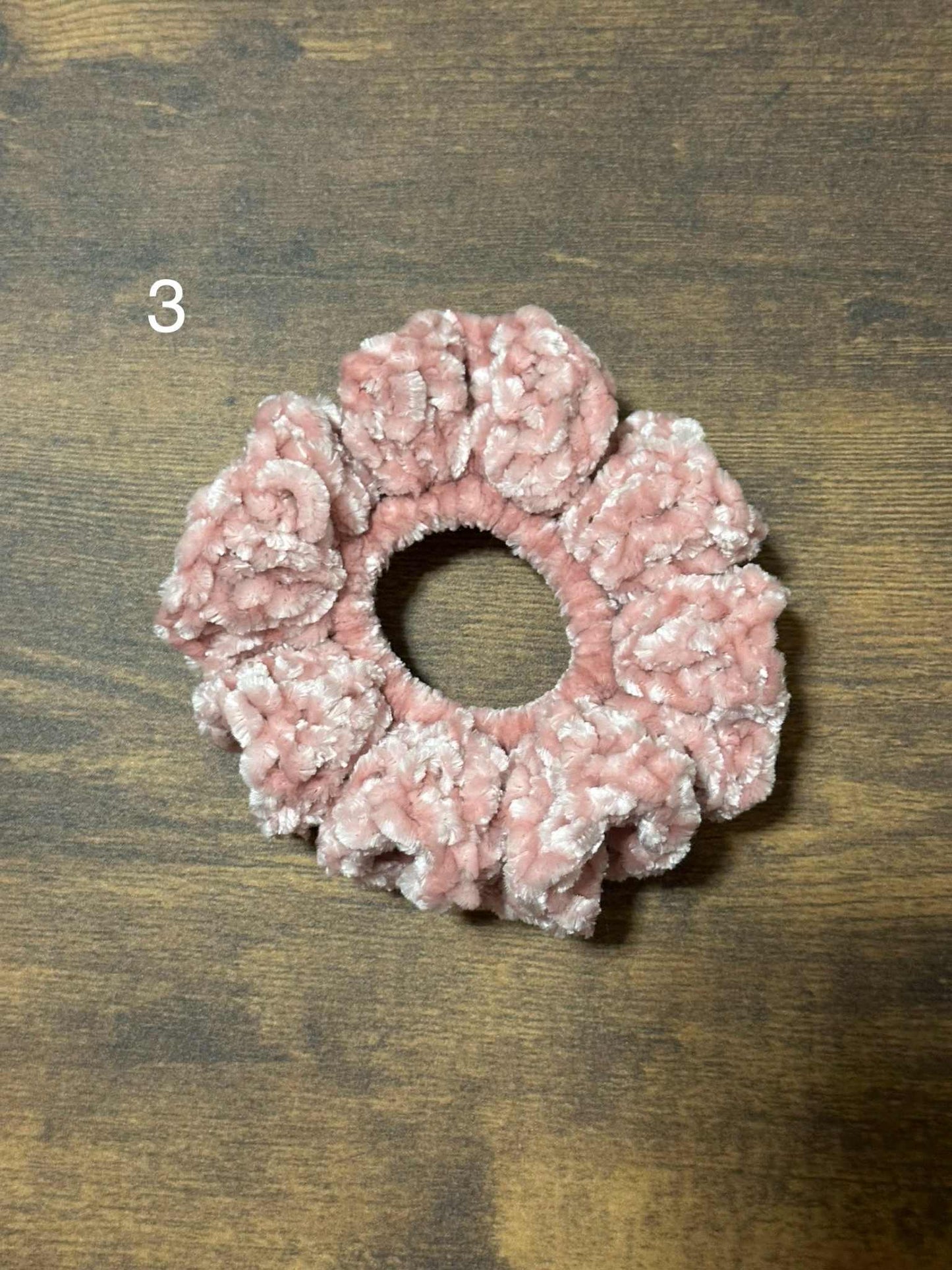 Crochet Velvet Hair Scrunchies