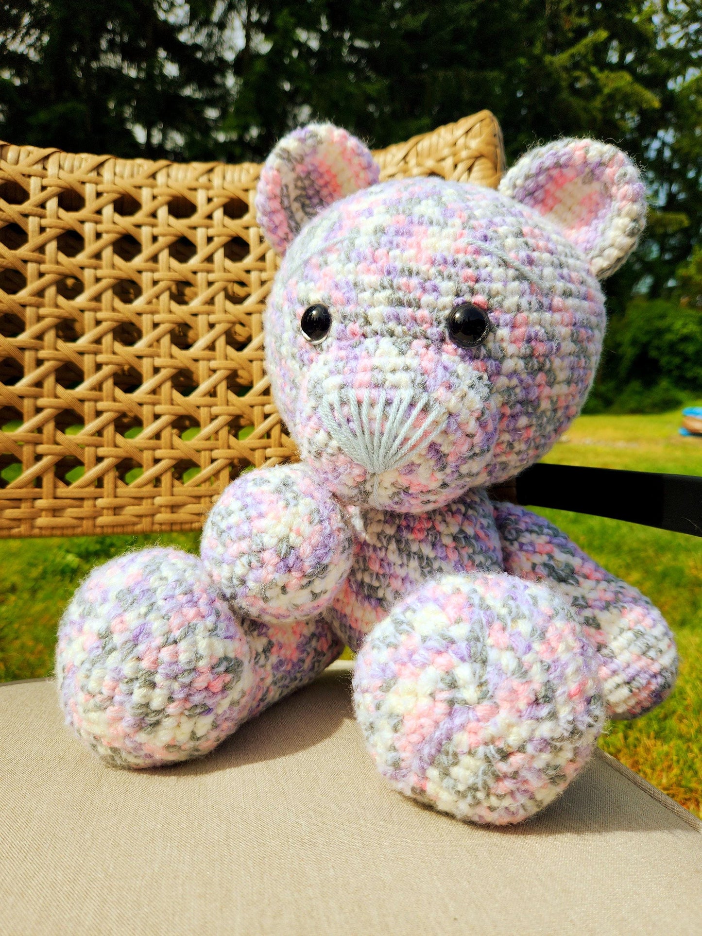 Crochet Stuffed Bear (Large)