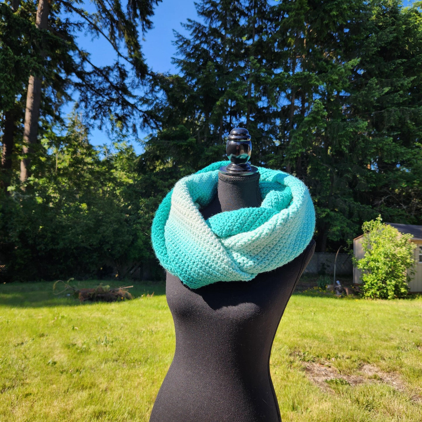 Crochet 3-in-1 Shawl Wrap and Scarf - All Season