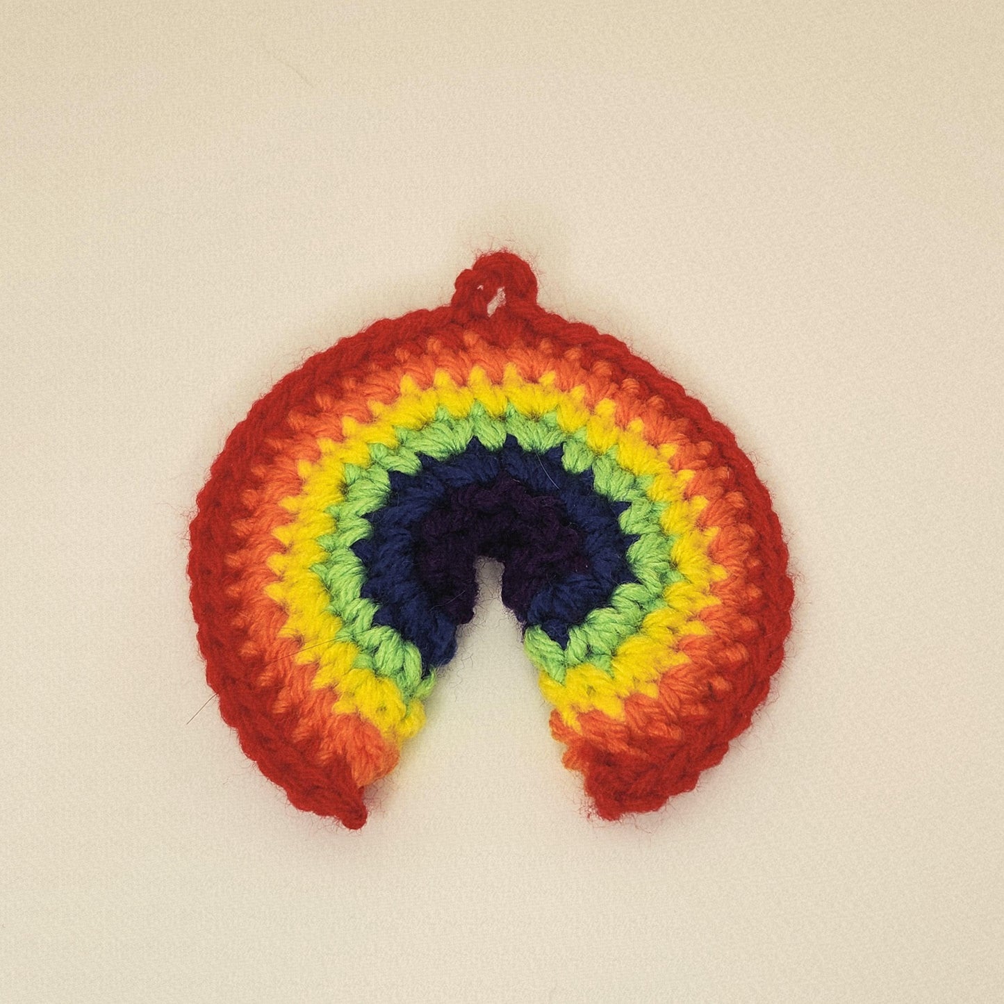 Crochet Pride Keychain Bag Charm
