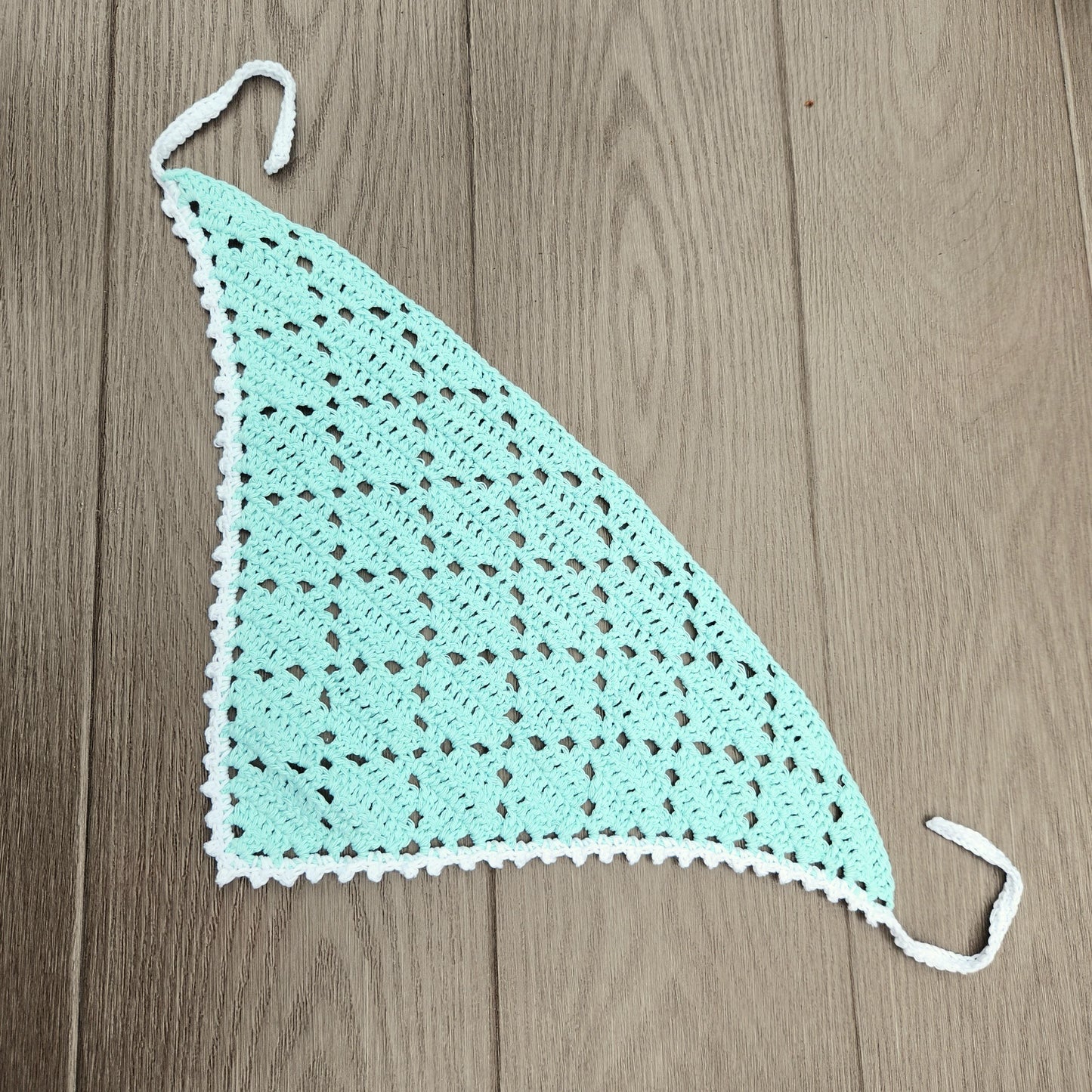 Crochet Diamond Bandana