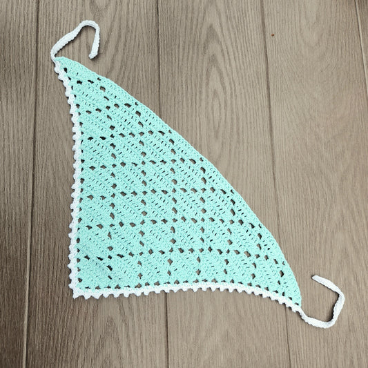 Crochet Diamond Bandana