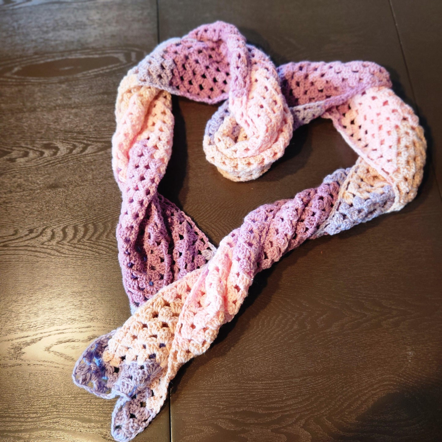 Crochet Extra Long Granny Stitch Scarf