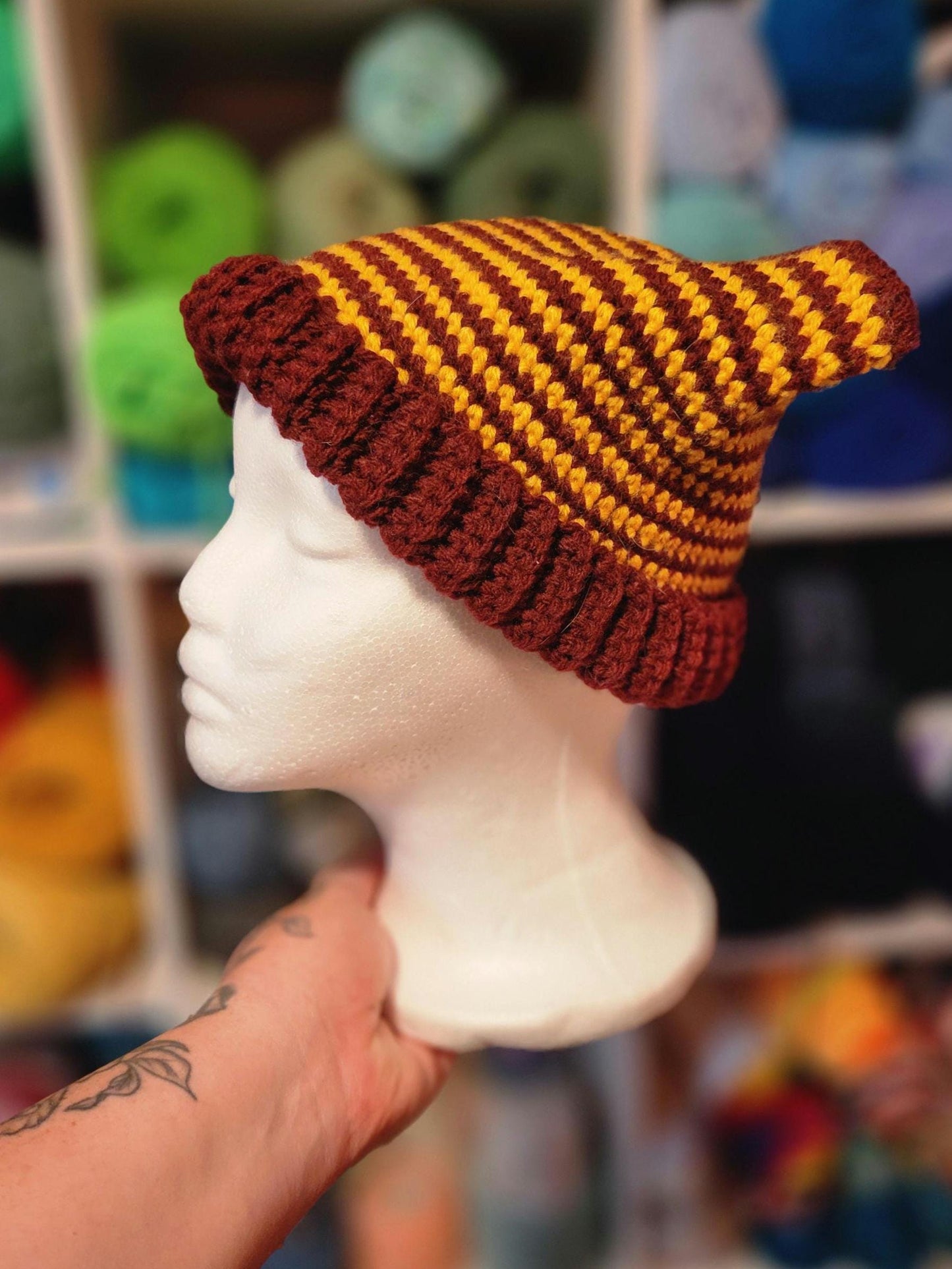 Crochet Cat Ear Beanie