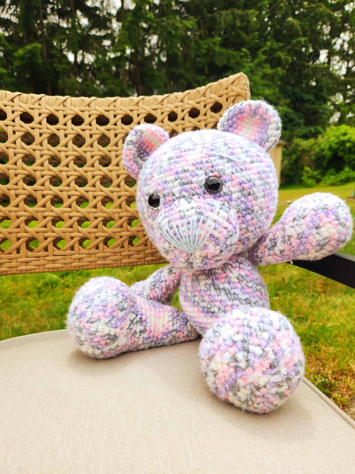 Crochet Stuffed Bear (Large)