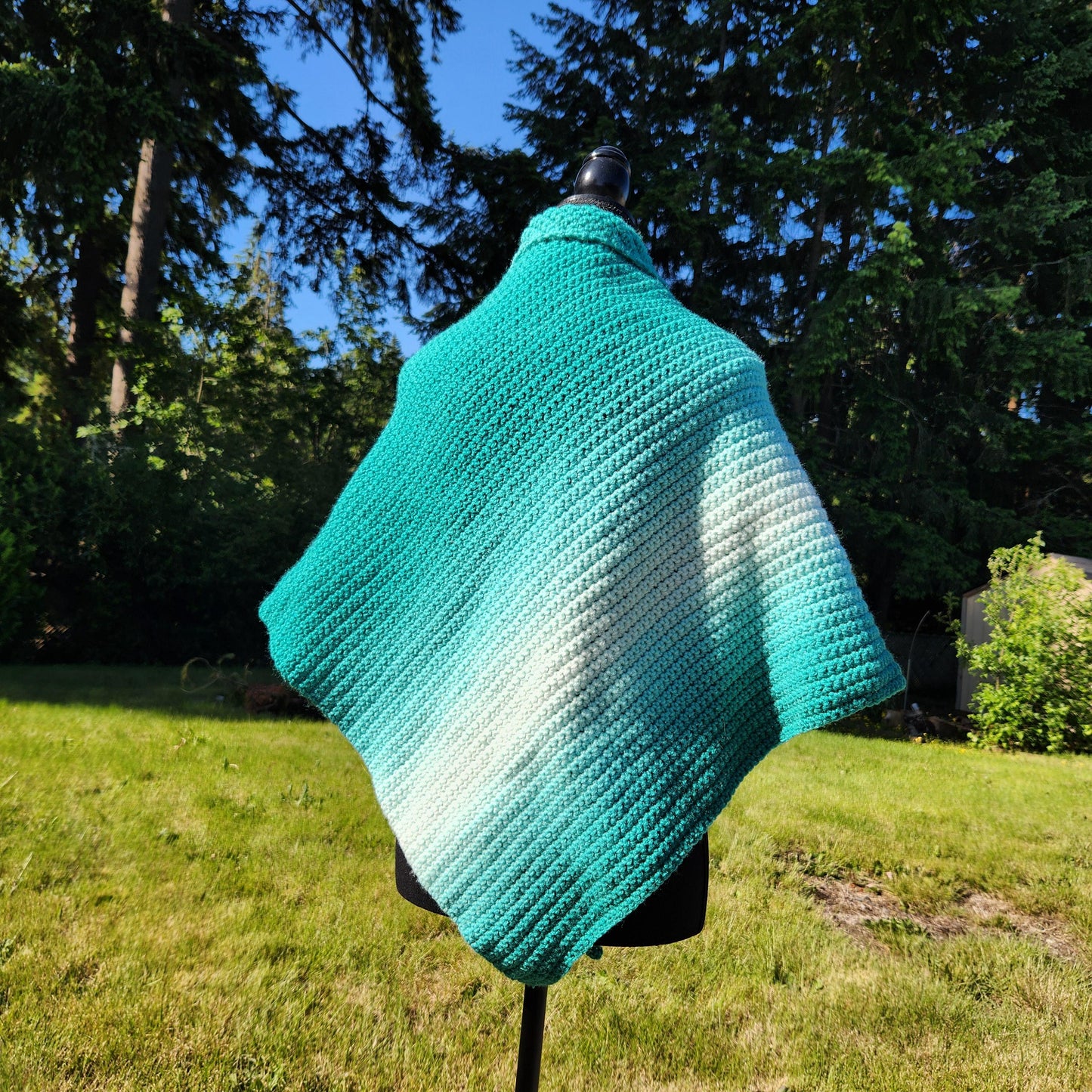 Crochet 3-in-1 Shawl Wrap and Scarf - All Season