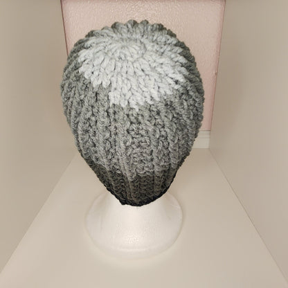 Color Block Crochet Beanie