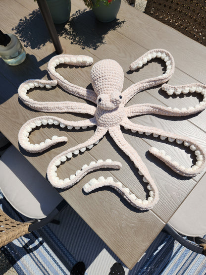 CUSTOM Crochet Giant Anchor the Octopus