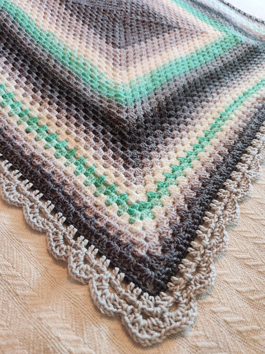 Granny Stitch Crochet Baby Blanket