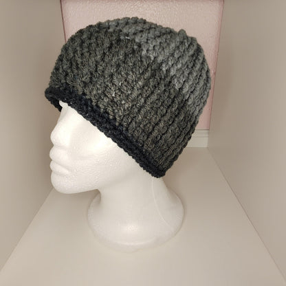 Color Block Crochet Beanie