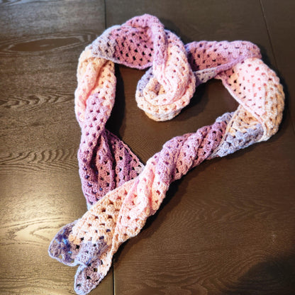 Crochet Extra Long Granny Stitch Scarf